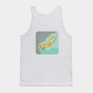 Banana lead rock climbing Tank Top